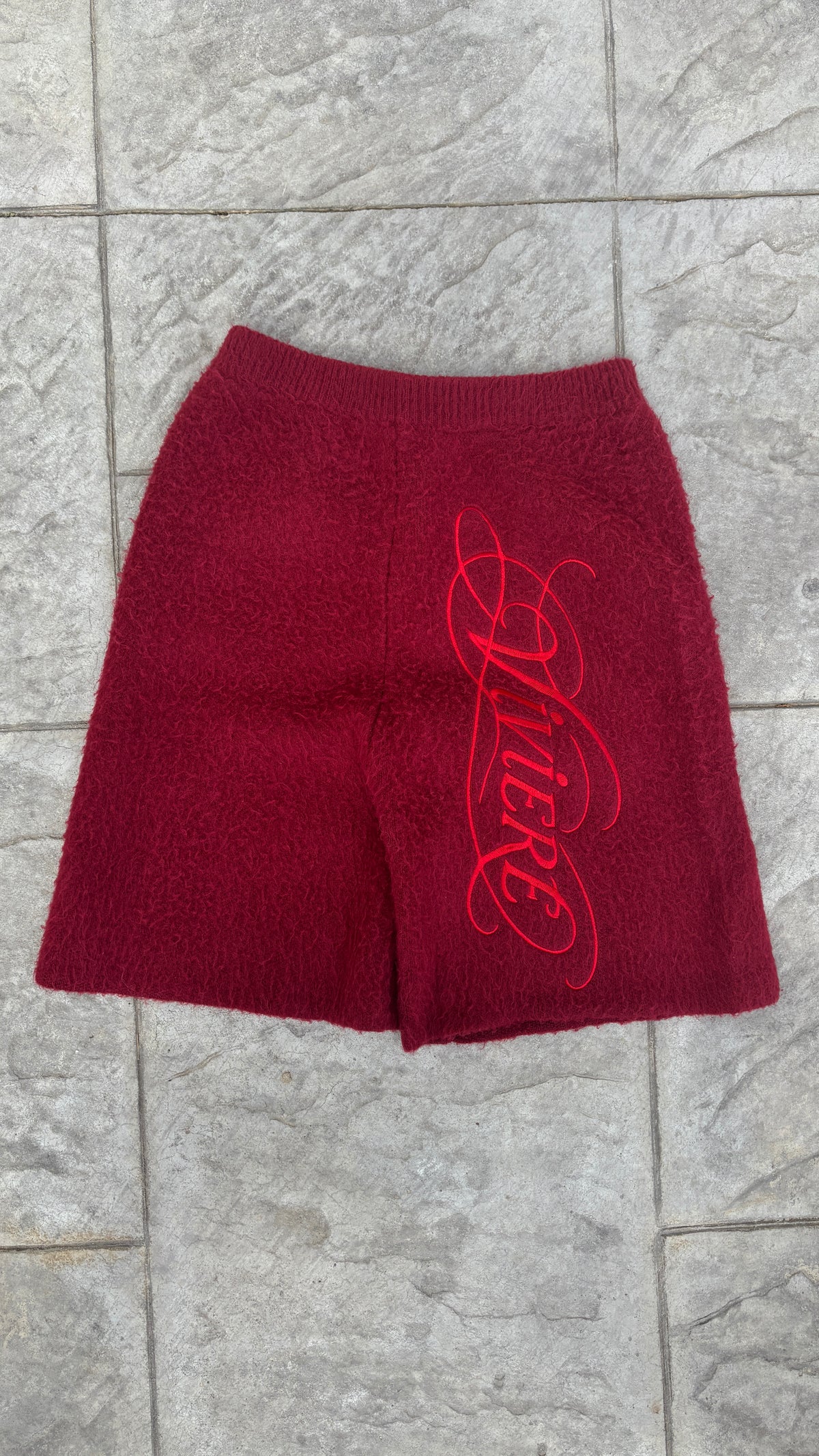 "WINE" MOHAIR SHORTS (PRE-ORDER)