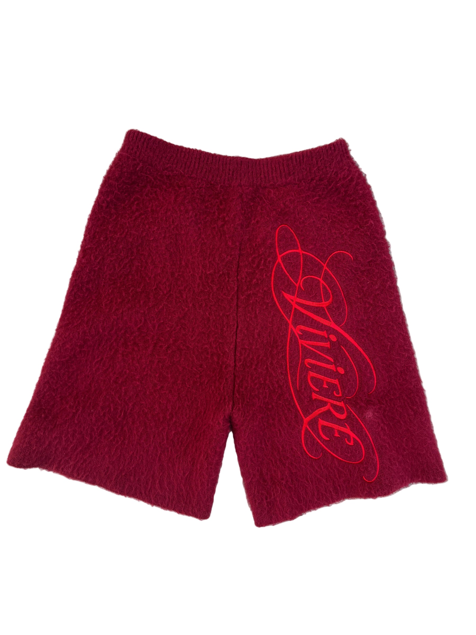 "WINE" MOHAIR SHORTS (PRE-ORDER)