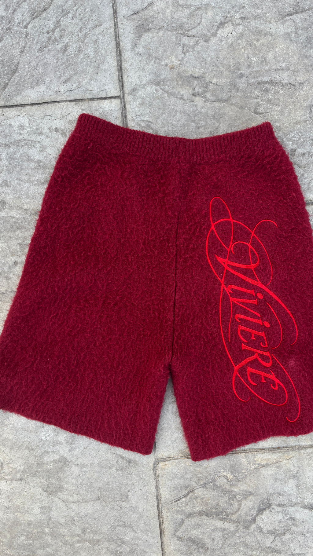 "WINE" MOHAIR SHORTS (PRE-ORDER)