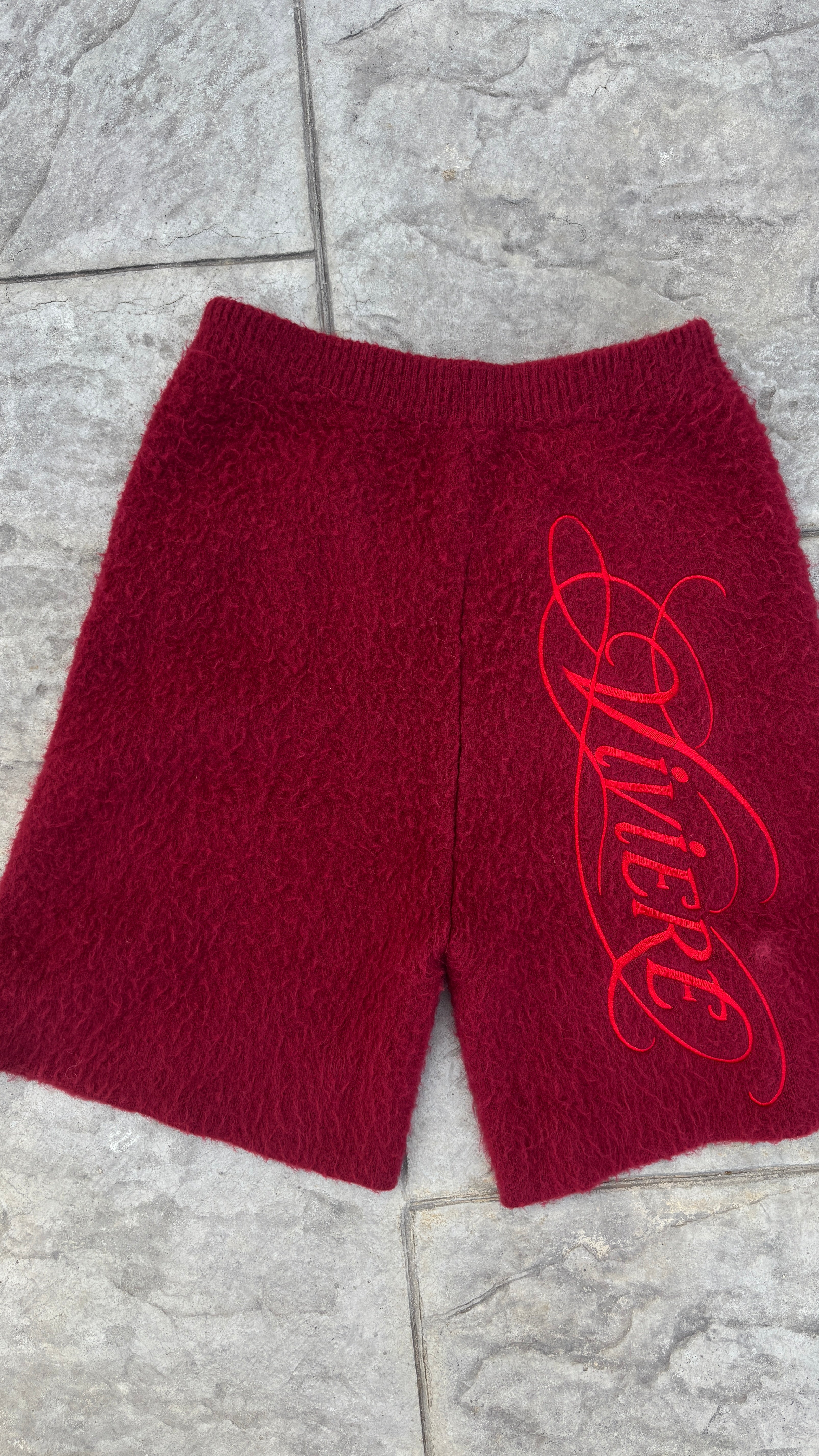 "WINE" MOHAIR SHORTS (PRE-ORDER)